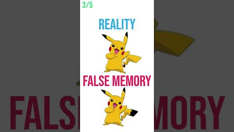 What you remember may not be reality! (Try this Test)