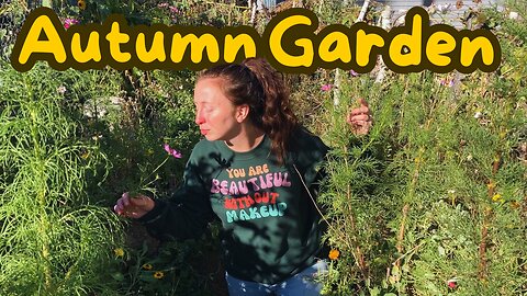 🍃Relaxing Garden Cleanup & Seed Harvest🌻