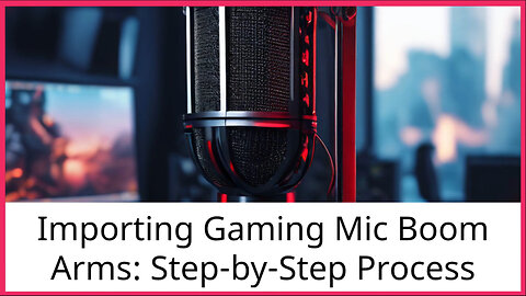 Supercharge Your Gaming Setup: Importing the Ultimate Microphone Boom Arms