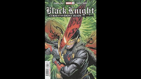 Black Knight: Curse of the Ebony Blade -- Issue 1 (2021, Marvel Comics) Review