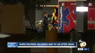 Nurse delivers baby after car crash