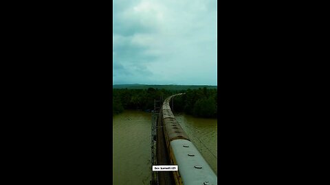 Sharavathi railway bridge - The longest bridge in the Konkan railway route #sharavathi #indian #trai