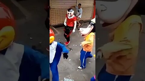 DANÇARINOS SUPER NINJAS DA CARRETA DA ALEGRIA FURACÃO, DANÇANDO FOFÃO, O MÁSKARA, BEN10 E PATATI