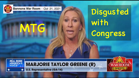 Marjorie Taylor Greene Disgusted with Congress