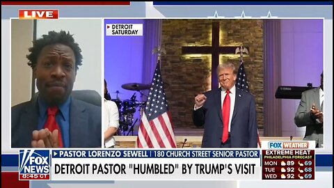 Detroit Pastor Thanks Trump For Visiting The Hood