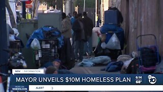 San Diego Mayor unveils $10M homeless plan