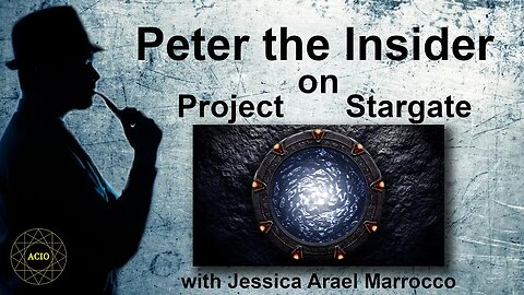 Peter the Insider on Project Stargate with @JessicaAraelMarrocco