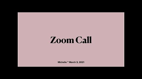 Zoom Call: 3.4.2021 - Michelle Hamburger - Cane Sugar and Rife Machines | Dr. Kevin Conners