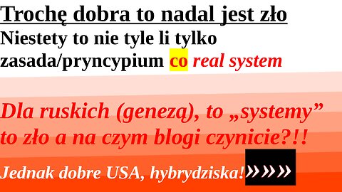 FRANCYpium p-ko USA: ameryKAINizacja-NARZEKAJĄ A sami/prg. PC/US markach robią:Wielgucki&korwiniści!