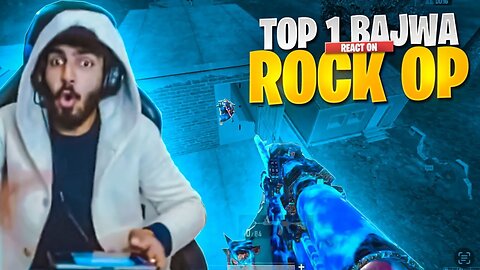 WAW😱 TOP 1 BAJWA REACT ON MY SNIPING 😈 I PAD M2 4 th GAMEPLAY/ PUBGMOBILE / rock op