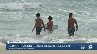 Beaches reopen in St. Lucie, Indian River counties