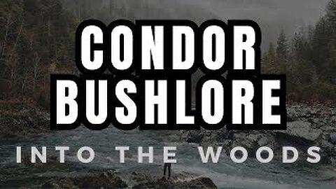 Into The Woods - The Condor Bushlore!🔪🔪🔪