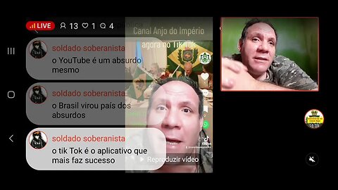 Ao vivo: Canais Monarquistas no tik Tok' Anjo do império