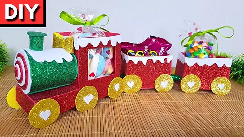 DIY - How to Make a Charming Christmas Sled with EVA!