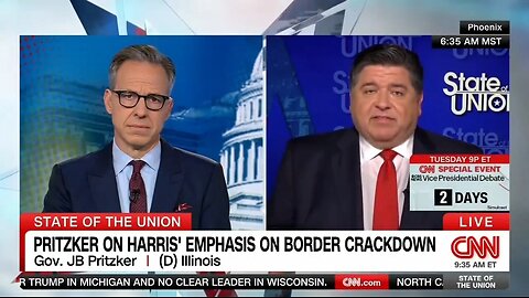 Gov JB Pritzker Claims The President Doesn't Have Power To Shut Down The Border