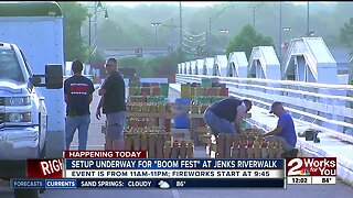 Boom Fest happening tonight at Jenks Riverwalk