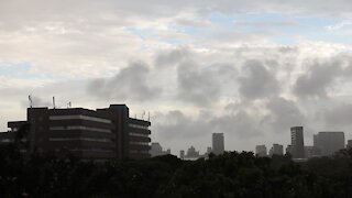 SOUTH AFRICA - Durban - Clouds gathering over the Durban CBD (Videos) (nhq)