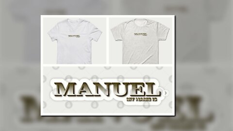 MANUEL. MY NAME IS MANUEL. SAMER BRASIL (TEEPUBLIC)