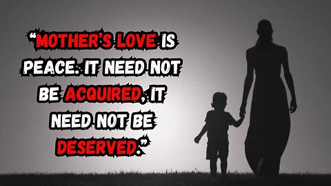 Love Quotes About Mother | (Motivational Quotes) | Amzing Mother Quotes | Thinking Tidbits