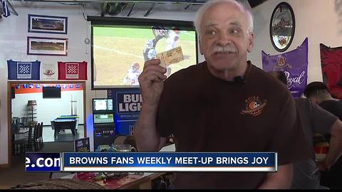 Local Browns fans find joy in weekly Garden City tradition