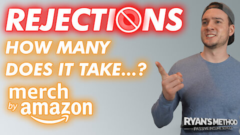 AMAZON MERCH: How Many Rejections to Lose Your Account?