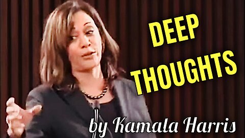 DEEP THOUGHTS on STARBUCKS CUP LIDS - by Kamala Harris