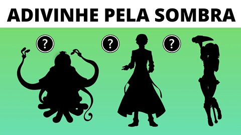 Adivinhe o Personagem de Anime Pela Sombra | Adivinhe Pela Silhueta do Personagem