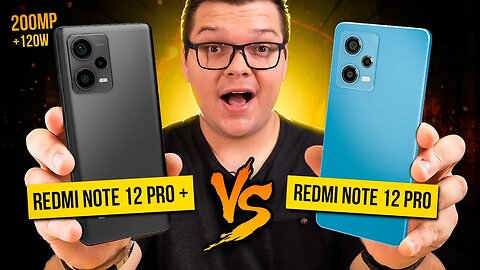 Comparei Tudo! Redmi Note 12 PRO + vs Redmi Note 12 PRO! Qual é o MELHOR?