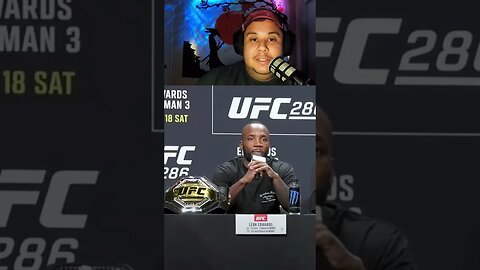 UFC Press Conference Put my shin across his Face'