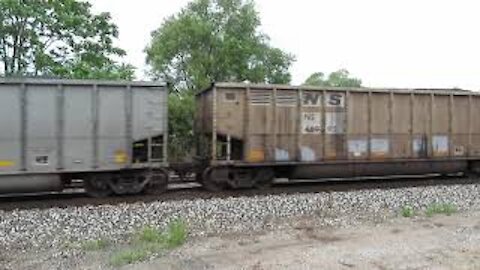 Norfolk Southern with Union Pacific Power on Loaded Coal Train September 1, 2020