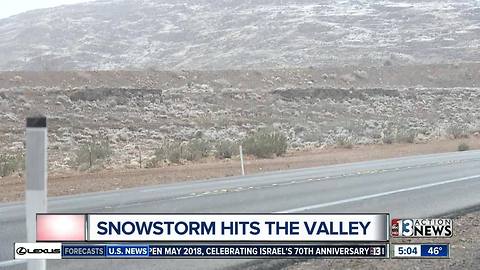 Snow at Red Rock Canyon