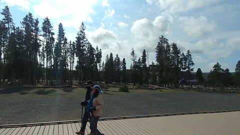 Old Faithful in Yellowstone