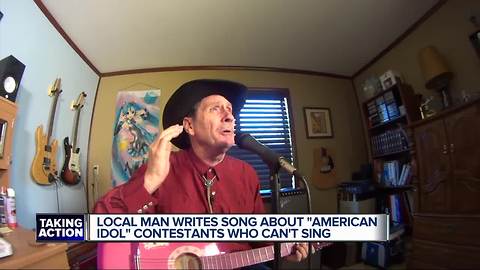 Metro Detroit man writes song about "American Idol" contestants about contestants who can't sing