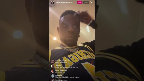 Boosie Badazz Instagram Live. Dress Up With Boosie, Fit Check And MORE!! 20.01.23.