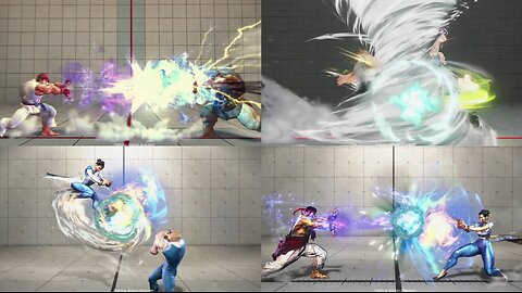 Street Fighter - Projectile Clash Attacks