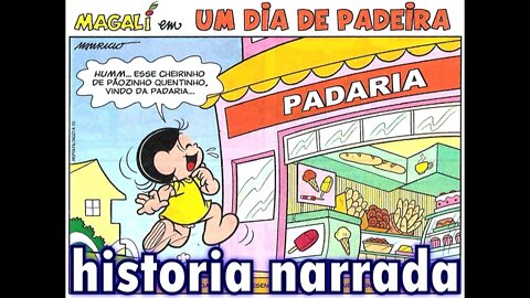 Magali em-Um dia de padeira | Gibis do Rapha