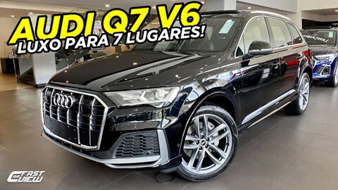 NOVO AUDI Q7 S-LINE 3.0 V6 TFSI 2021 FICHA TÉCNICA, PREÇO E CONSUMO DE UM SUV INCRÍVEL!