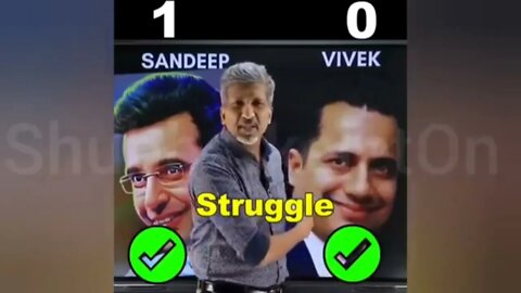 Anurag Agarwal vs Sandeep Maheshwari |#shorts #ytshorts #damitucosita #vivek #sandeepmaheshwari