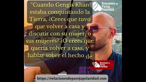 Andrew Tate - Como hombre debes conquistar en mundo con Gengis Khan