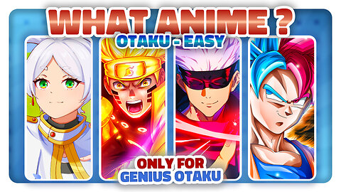 Ultimate Character Quiz - Can You Guess the Anime by Just 4 Characters? [𝗢𝘁𝗮𝗸𝘂 - 𝗘𝗮𝘀𝘆]