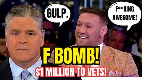 UFC Star Conor McGregor Gives $1 MILLION To TUNNEL TO TOWERS! Drops F BOMB on Fox News on Hannity!