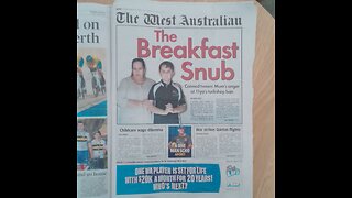 The West Australian newspaper is gaslighting me on its covers. No kidding!