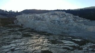 Mammoth Hot Springs in Yellowstone National Park