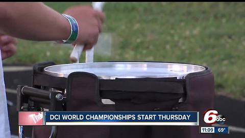 The Crispus Attucks marching band prepares for DCI World Championships