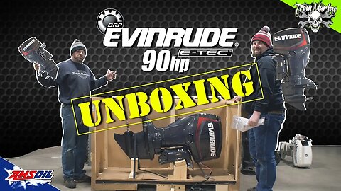 UNBOXING: Evinrude E-TEC 90 Outboard (2020)