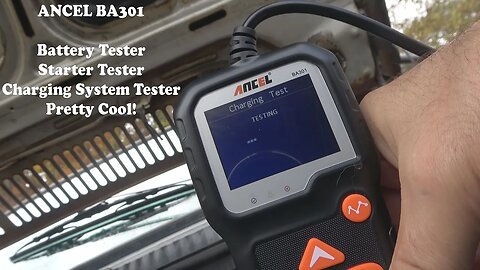 The Ancel BA301 A Color Battery Tester With Some Pro Level Features.