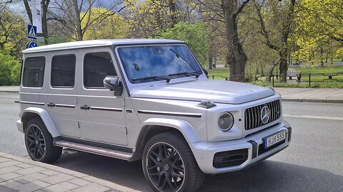 Pure silver is ALWAYS a good choice of colour! Mercedes G63 AMG new generation [8k]