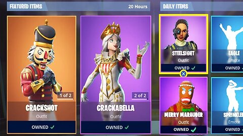 *NEW* CHRISTMAS SKINS in Fortnite! - NEW ITEM SHOP UPDATE LIVE! (FORTNITE BATTLE ROYALE)