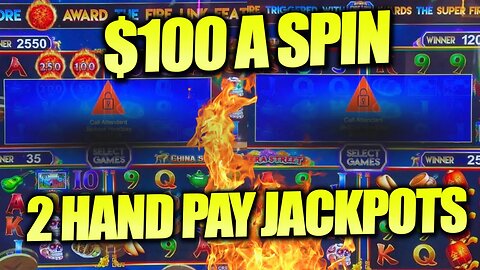 Locking Them BOTH Up W/ $100 A Spin! Power 4 Slot Machine