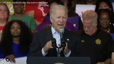 4 Minute Synopsis of President Joe Biden On Labor Day